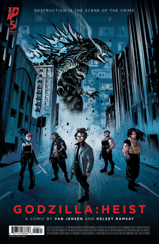 Godzilla: Heist #5 Variant B (Tunica Movie Poster Variant) IDW Publishing