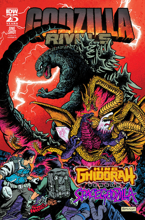 Godzilla Rivals: King Ghidorah vs. Spacegodzilla Cover A (Catalan) IDW Publishing