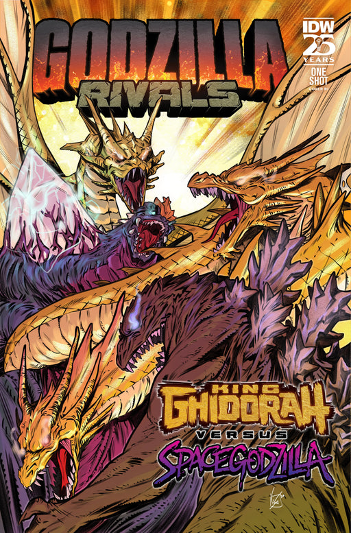 Godzilla Rivals: King Ghidorah vs. Spacegodzilla Variant Ri (10) (Federici) IDW Publishing