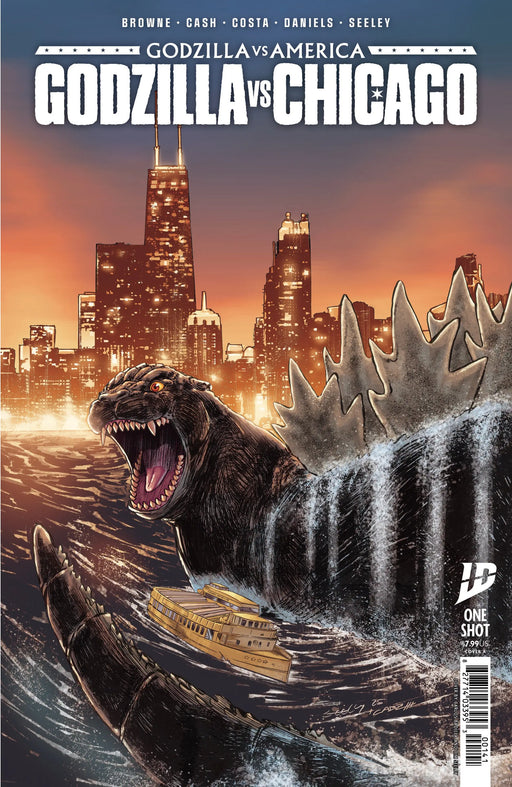 Godzilla vs. America: Chicago Cover A (2nd Print) (Seeley) IDW Publishing