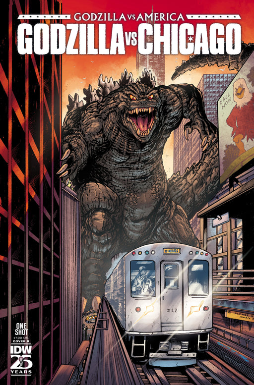 Godzilla vs. America: Chicago Variant B (Seeley) IDW Publishing