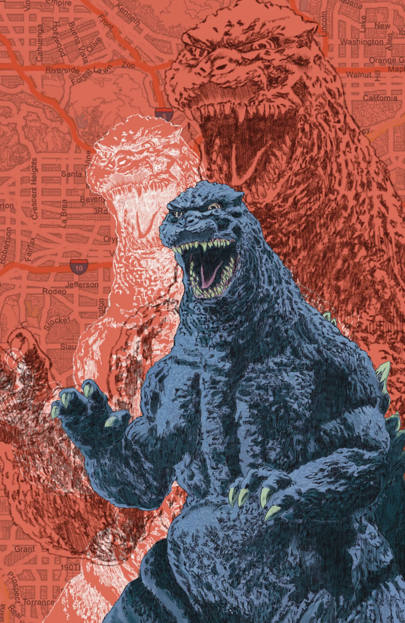 Godzilla vs. America: Los Angeles Variant Ri (50) (Baker) IDW Publishing