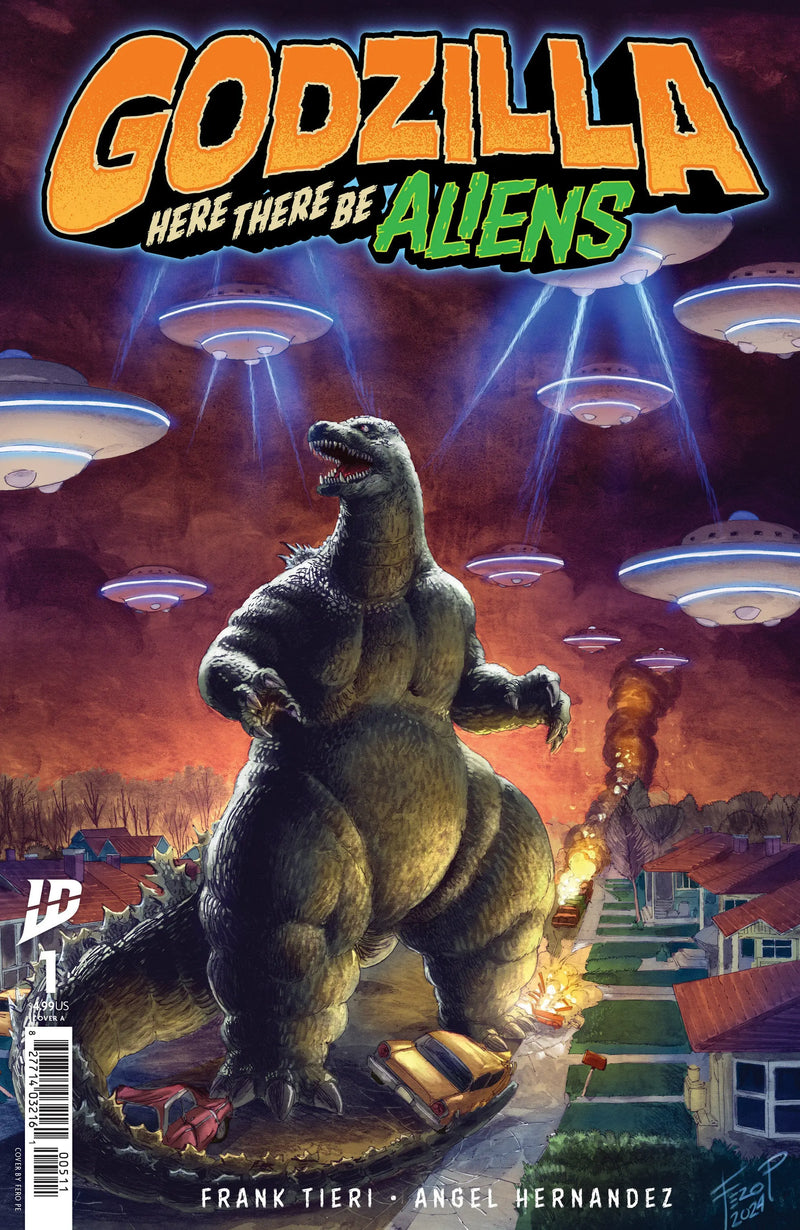 Godzilla: Here There Be Aliens #1 Cover A (Pe) IDW Publishing