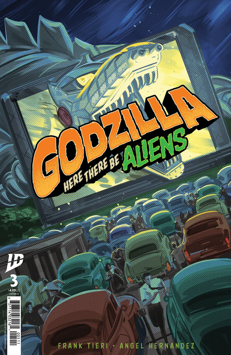 Godzilla: Here There Be Aliens #3 Variant B (Hernandez) IDW Publishing
