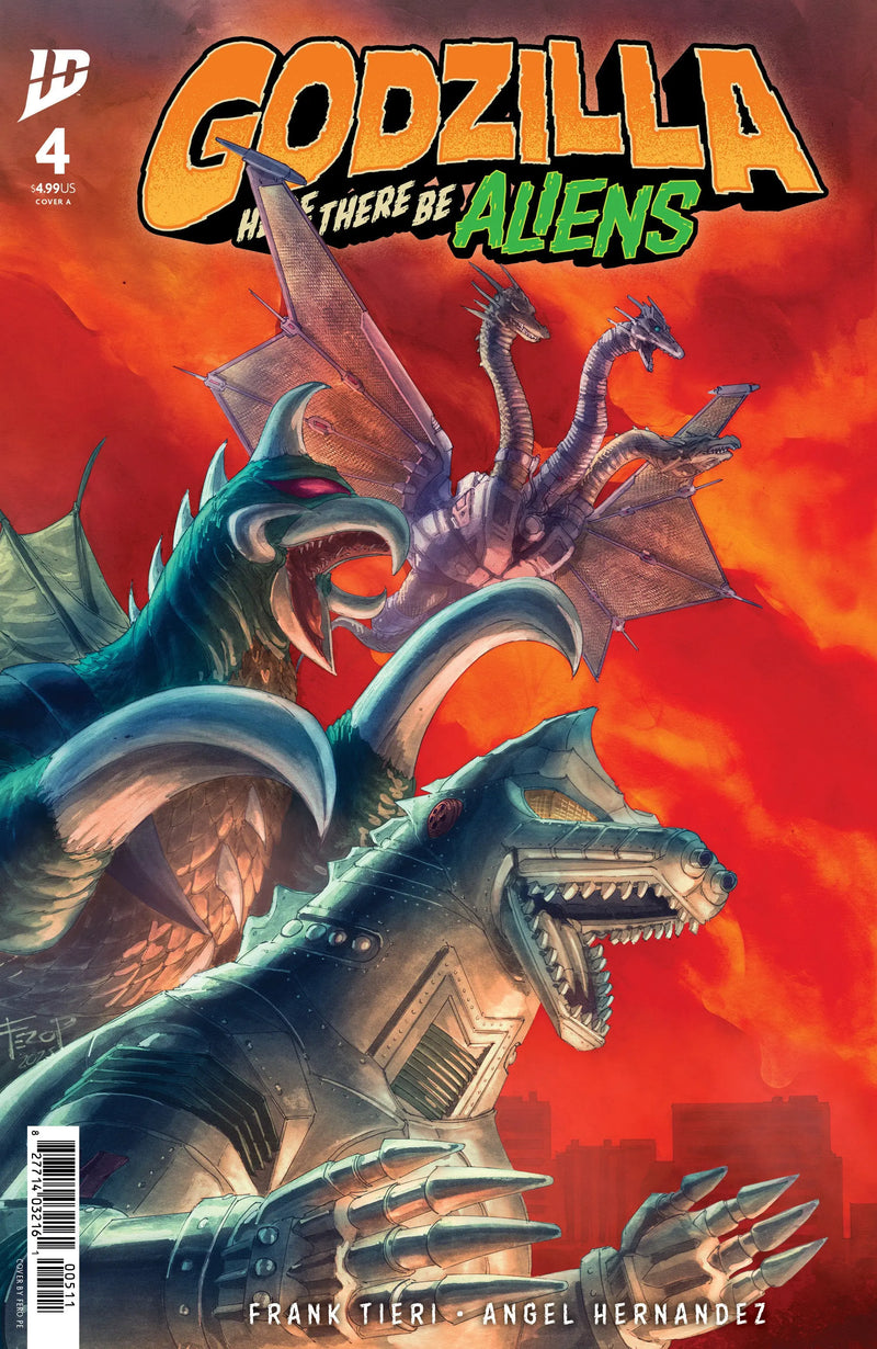 Godzilla: Here There Be Aliens #4 Cover A (Pe) IDW Publishing