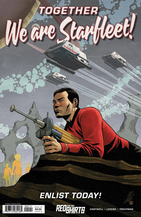 Star Trek: Red Shirts #2 Variant B (Levens Federation Recruitment) IDW Publishing
