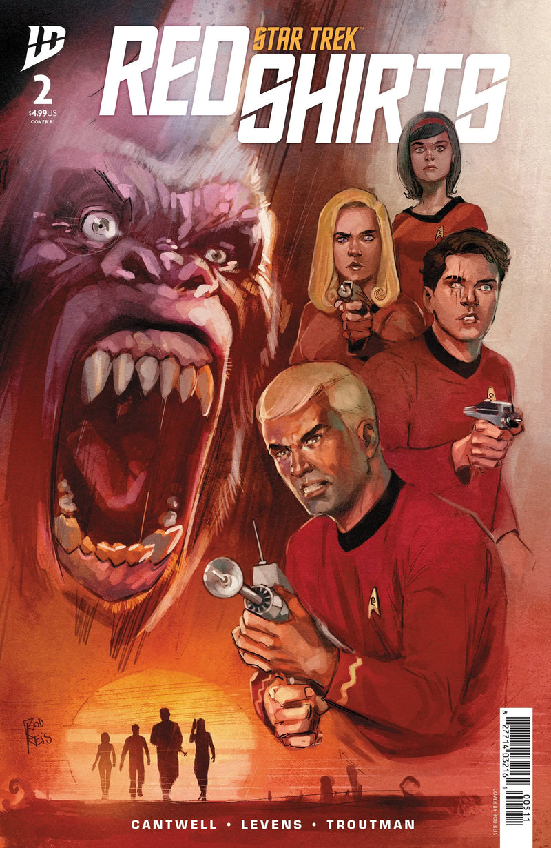 Star Trek: Red Shirts #2 Variant Ri (10) (Reis) IDW Publishing