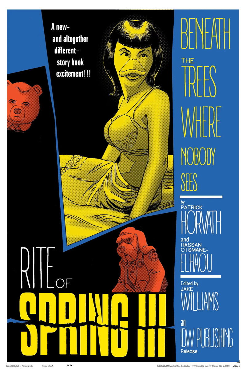 Beneath The Trees Where Nobody Sees: Rite Of Spring #3 Variant B (Fleecs Movie Homage Cover) IDW Publishing