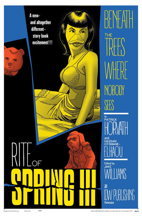 Beneath The Trees Where Nobody Sees: Rite Of Spring #3 Variant B (Fleecs Movie Homage Cover) IDW Publishing