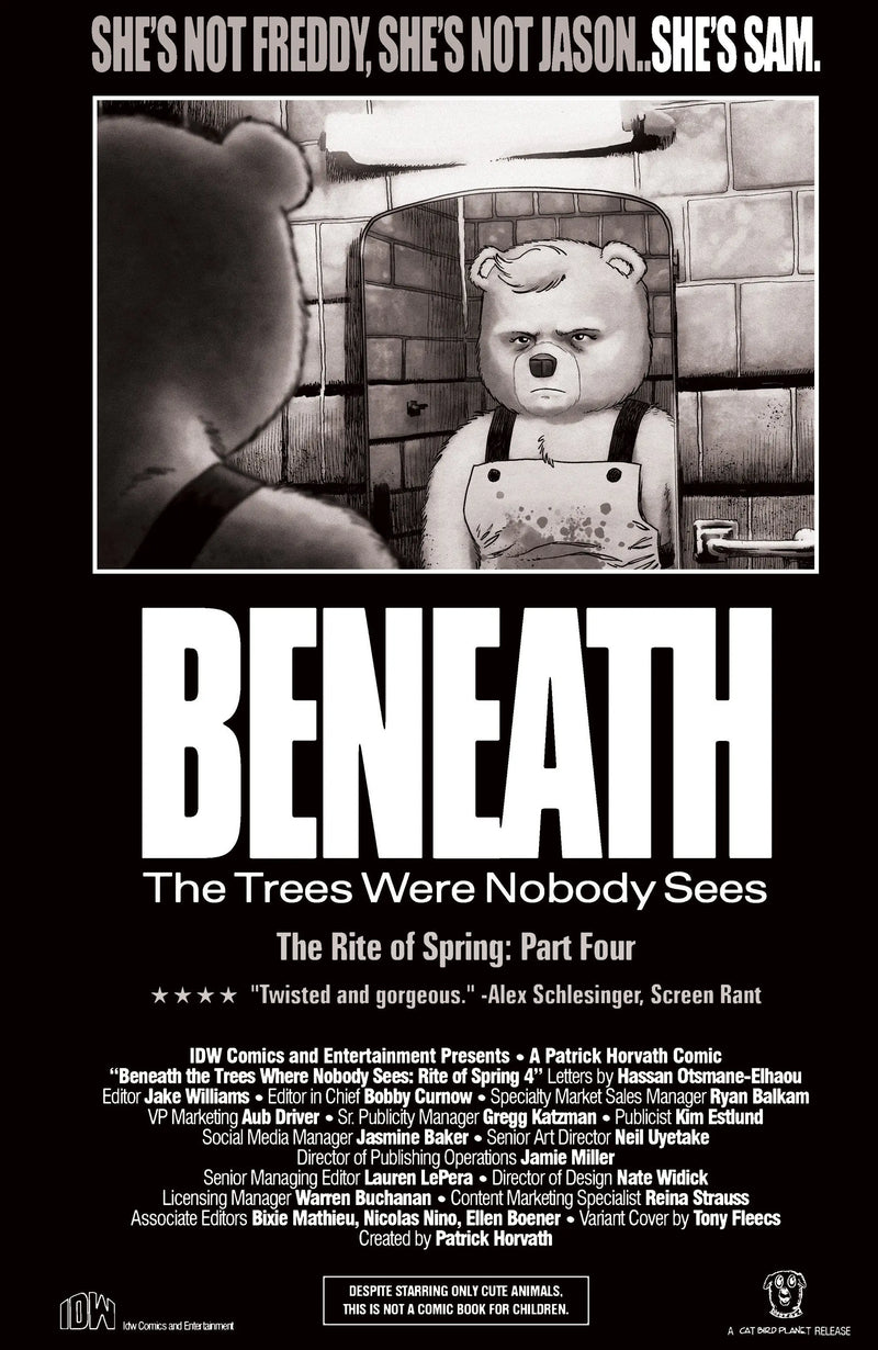 Beneath The Trees Where Nobody Sees: Rite Of Spring #4 Variant Ri (25) (Fleecs Full Art) IDW Publishing