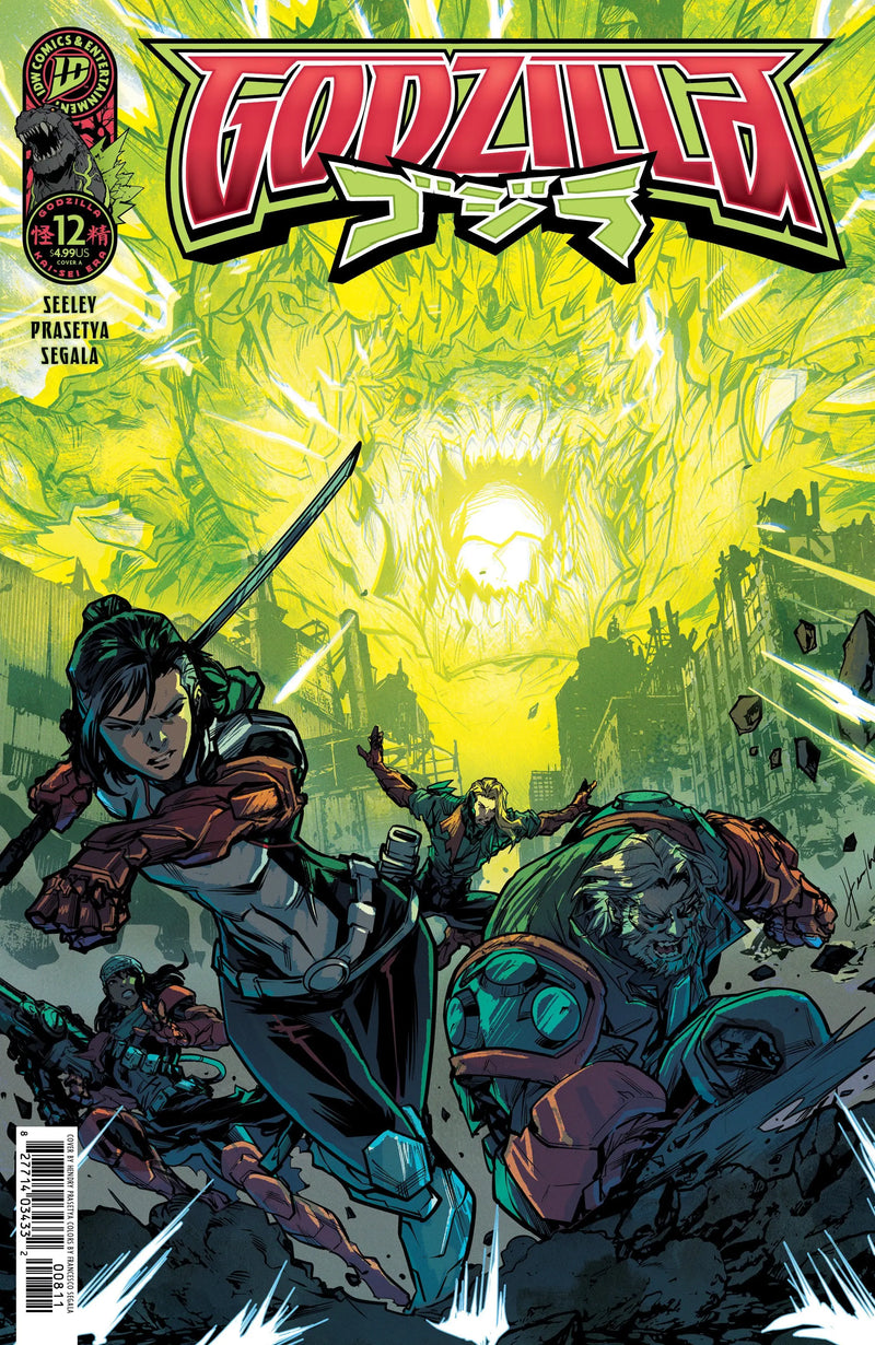 Godzilla [Kai Sei Era] #12 Cover A (Prasetya) IDW Publishing