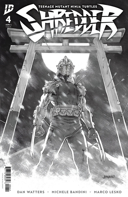 Teenage Mutant Ninja Turtles: Shredder #4 Variant Ri (10) (Bandini Black & White) IDW Publishing