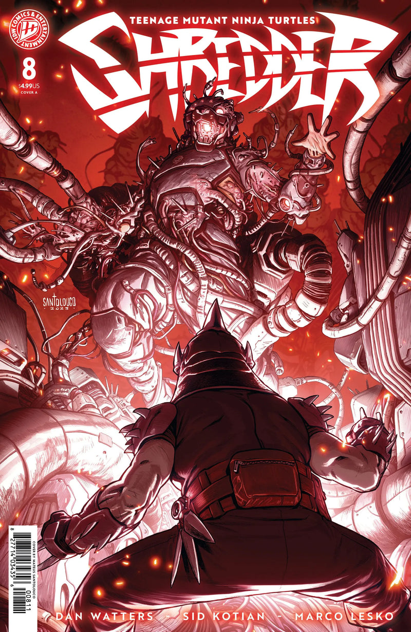 Teenage Mutant Ninja Turtles: Shredder #8 Cover A (Santolouco) IDW Publishing