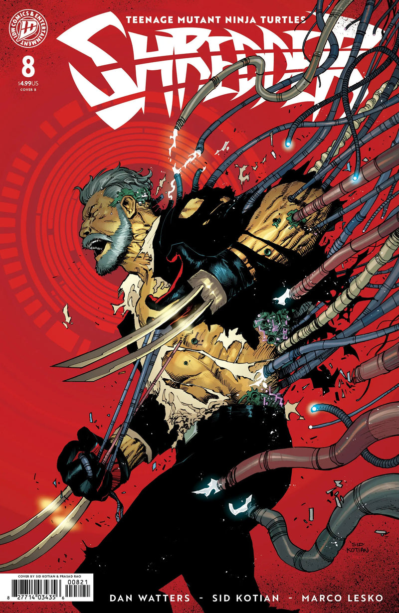 Teenage Mutant Ninja Turtles: Shredder #8 Variant B (Kotian) IDW Publishing