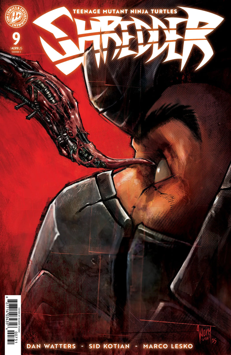 Teenage Mutant Ninja Turtles: Shredder #9 Variant C (Damien Worm) IDW Publishing