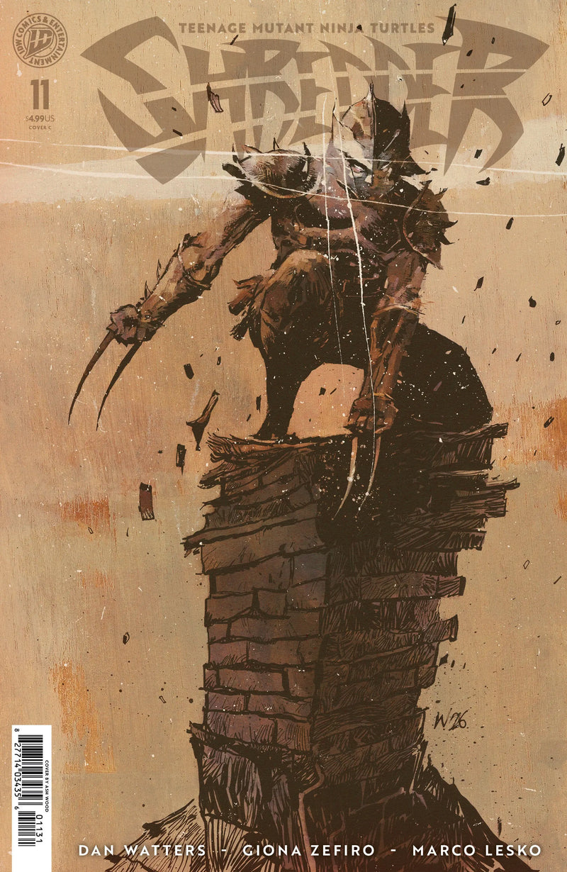 Teenage Mutant Ninja Turtles: Shredder #11 Variant C (Wood) IDW Publishing