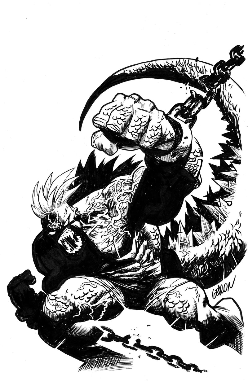 Godzilla: Escape The Deadzone [Kai Sei Era] #2 Variant Ri (25) (Gedeon Black & White Full Art) IDW Publishing