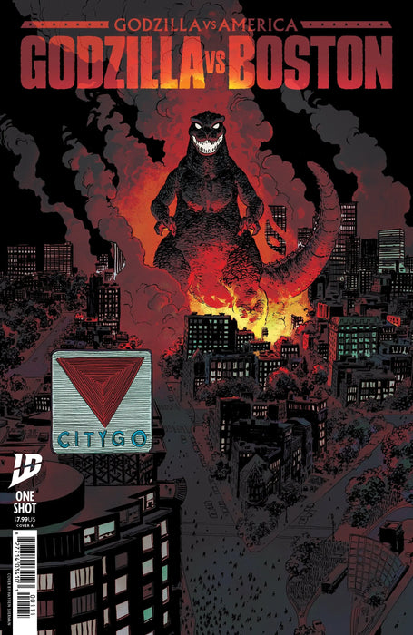Godzilla vs. America: Boston Cover A (Sherman) IDW Publishing