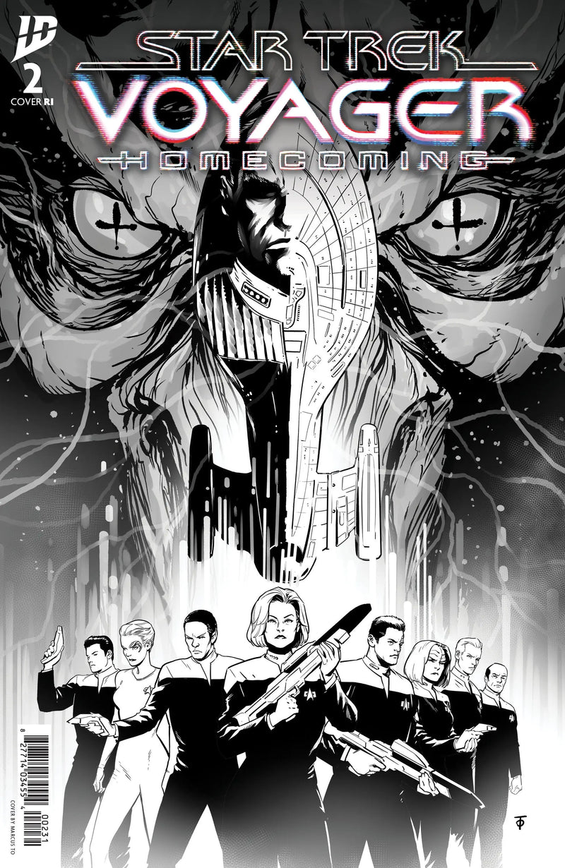 Star Trek: Voyager  Homecoming #2 Variant Ri (10) (To Black & White) IDW Publishing