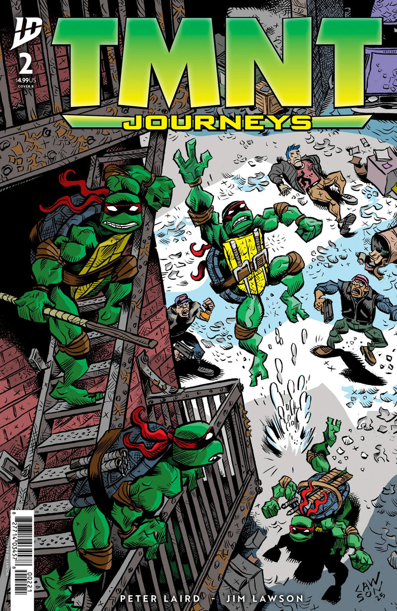 Teenage Mutant Ninja Turtles: Journeys #2 Variant B (Lawson) IDW Publishing