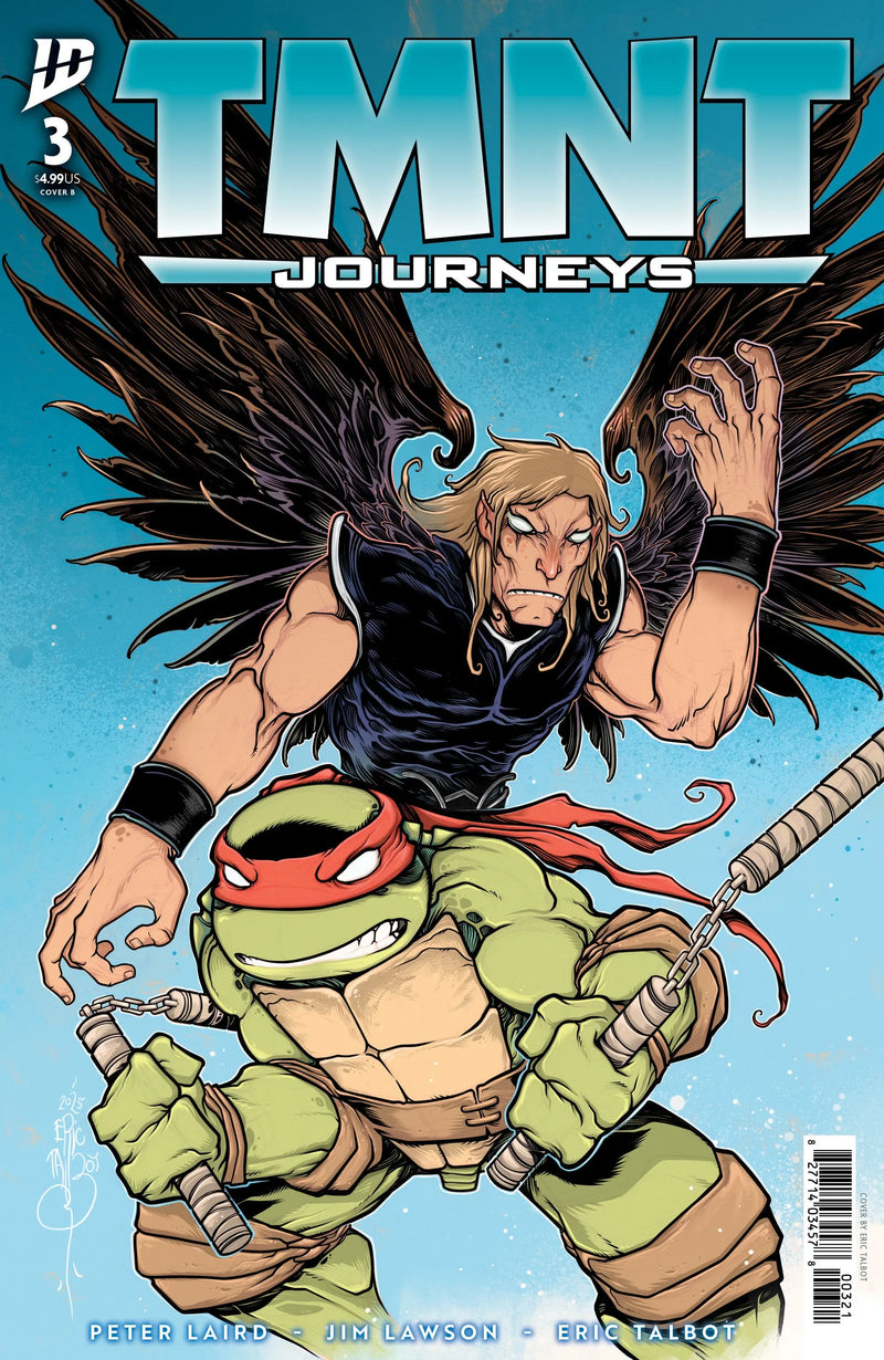 Teenage Mutant Ninja Turtles: Journeys #3 Variant B (Talbot) IDW Publishing