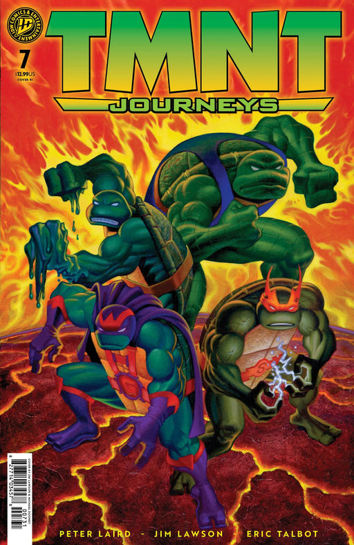 Teenage Mutant Ninja Turtles: Journeys #7 Variant Ri (10) Foil (Dooney & Lawson) IDW Publishing