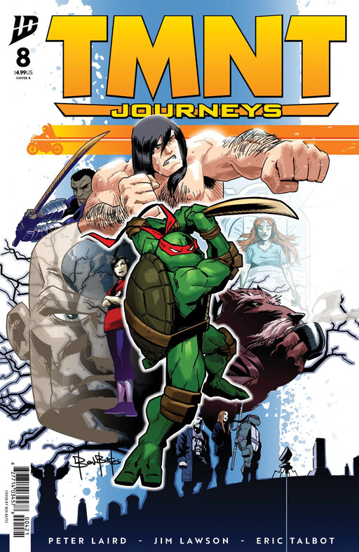 Teenage Mutant Ninja Turtles: Journeys #8 Variant B (Bates) IDW Publishing