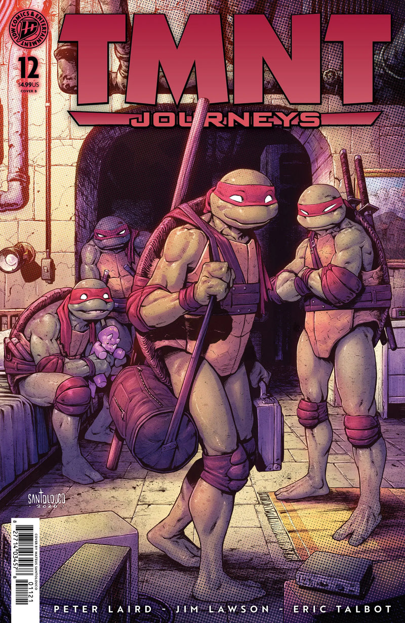 Teenage Mutant Ninja Turtles: Journeys #12 Variant B (Santolouco) IDW Publishing