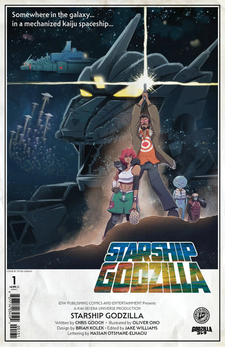Starship Godzilla [Kai Sei Era] #1 Variant C (Cafaggi Movie Homage Cover) IDW Publishing