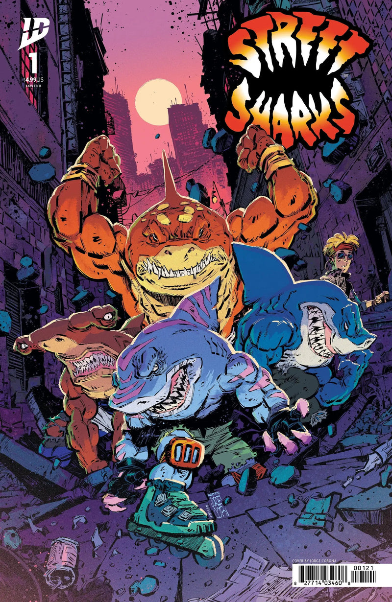 Street Sharks #1 Variant B (Corona) IDW Publishing