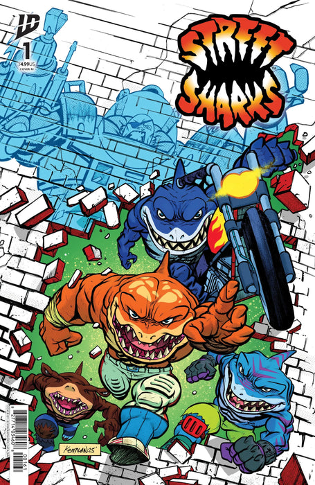 Street Sharks #1 Variant Ri (25) (Catalan) IDW Publishing