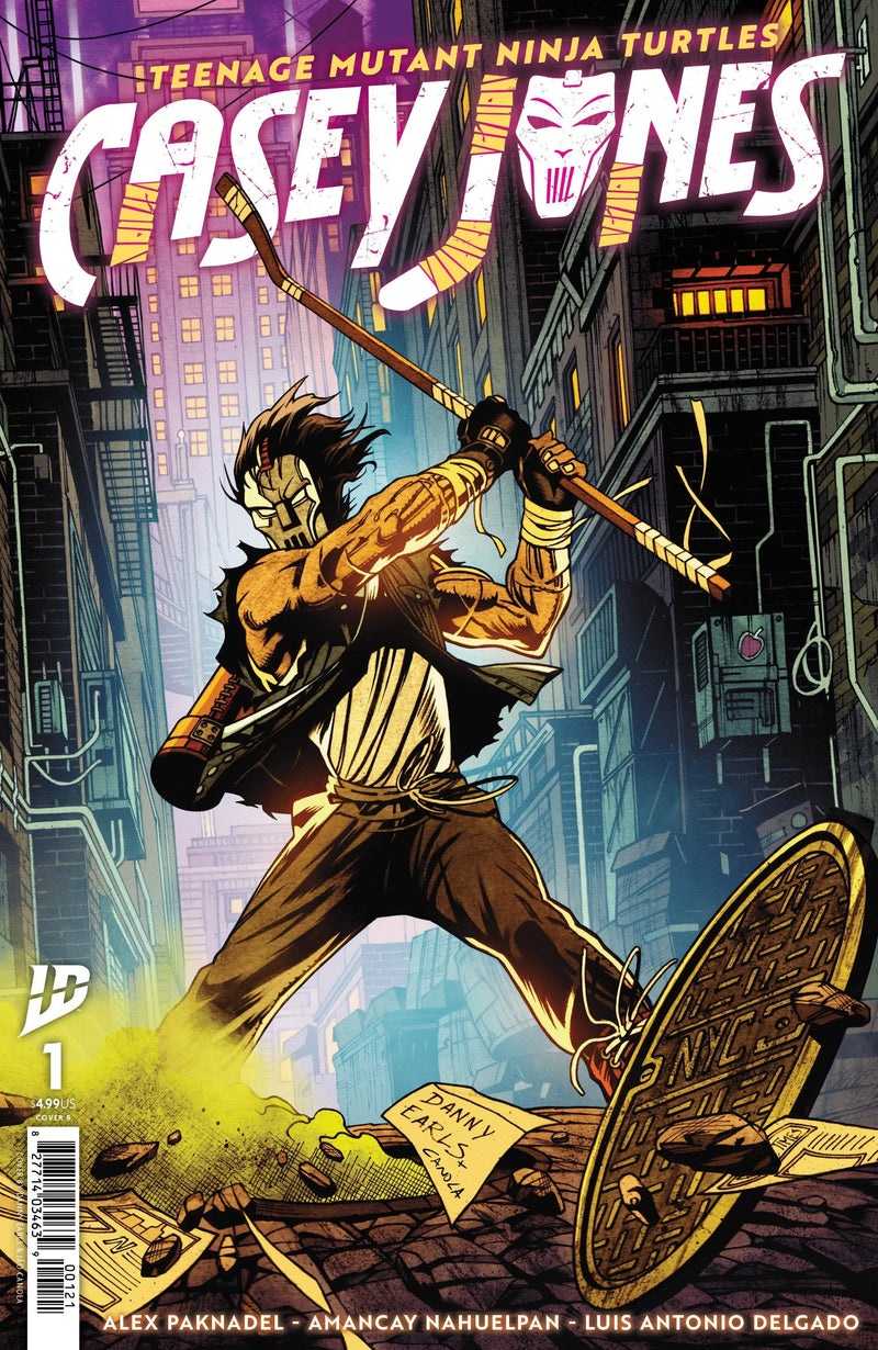 Teenage Mutant Ninja Turtles: Casey Jones #1 Variant B (Earls) IDW Publishing