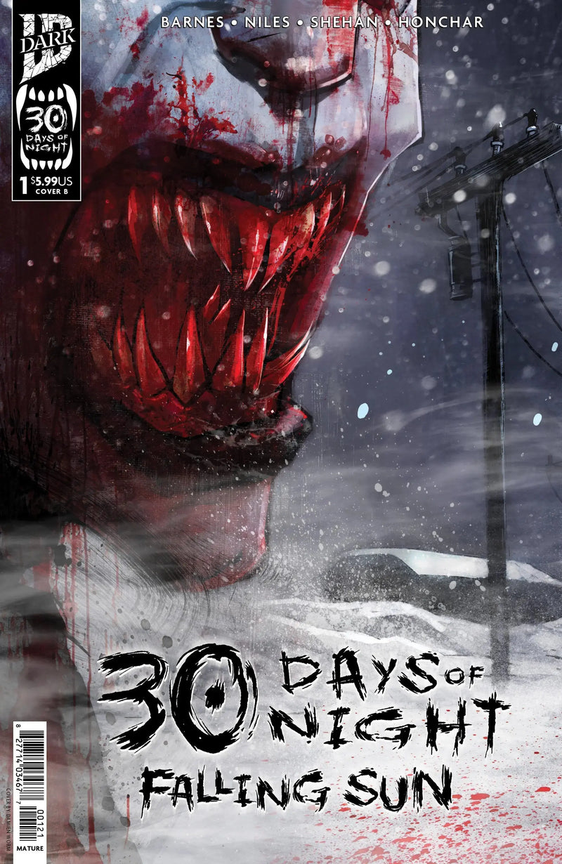 30 Days Of Night: Falling Sun #1 Variant B (Damien Worm) IDW Publishing