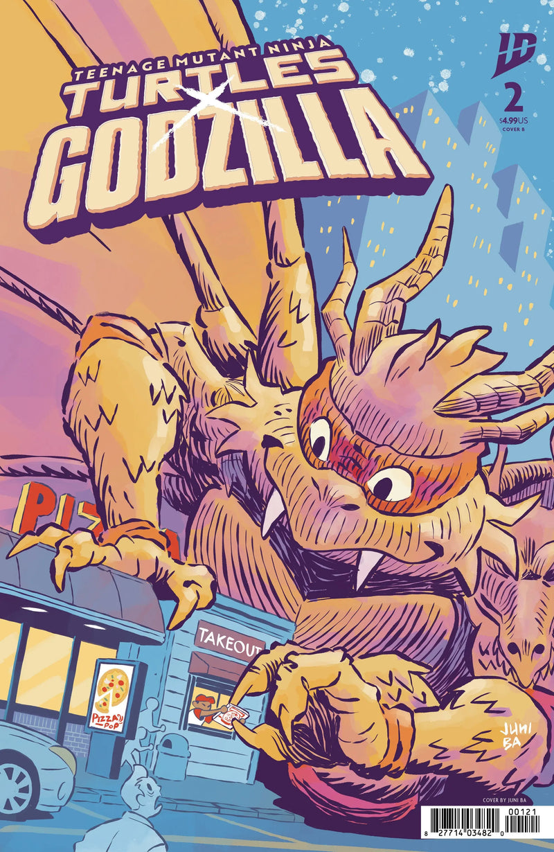 Teenage Mutant Ninja Turtles X Godzilla #2 IDW Publishing