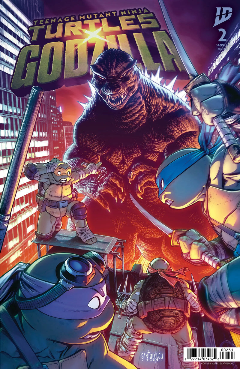 Teenage Mutant Ninja Turtles X Godzilla #2 IDW Publishing