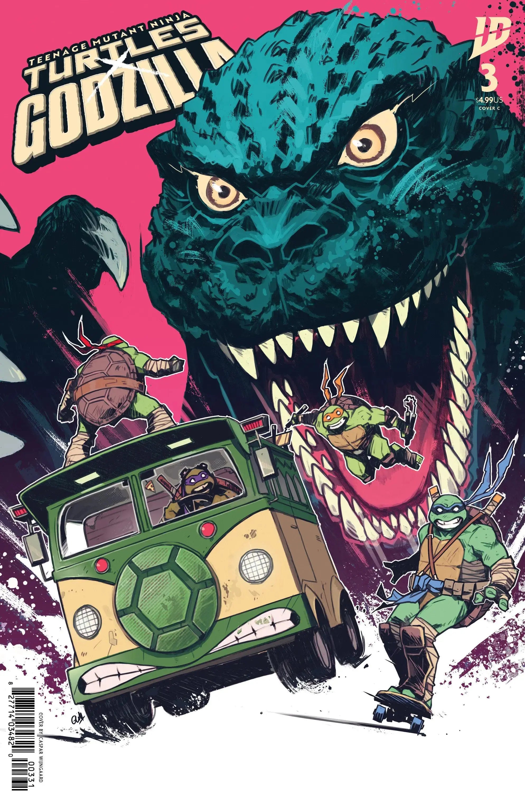 Teenage Mutant Ninja Turtles X Godzilla #3 - Revenge Of