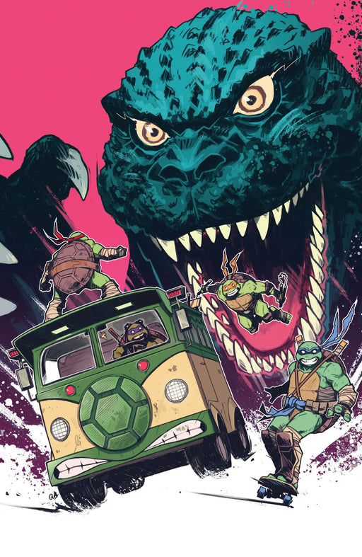 Teenage Mutant Ninja Turtles X Godzilla #3 Variant Ri (25) (Wijngaard Full Art) IDW Publishing