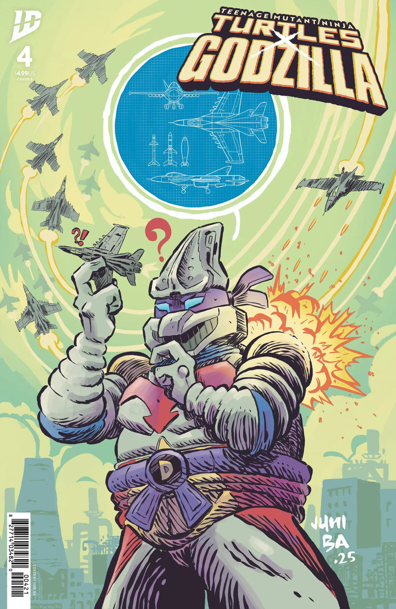 Teenage Mutant Ninja Turtles X Godzilla #4 Variant B (Ba) IDW Publishing