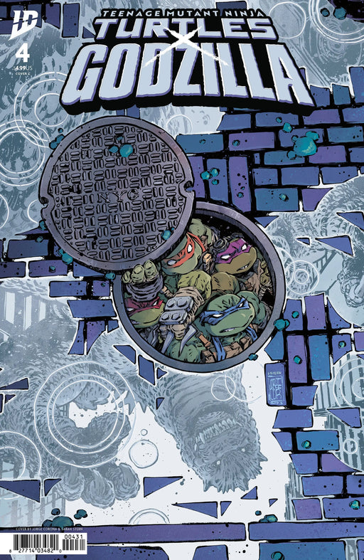 Teenage Mutant Ninja Turtles X Godzilla #4 Variant C (Corona) IDW Publishing