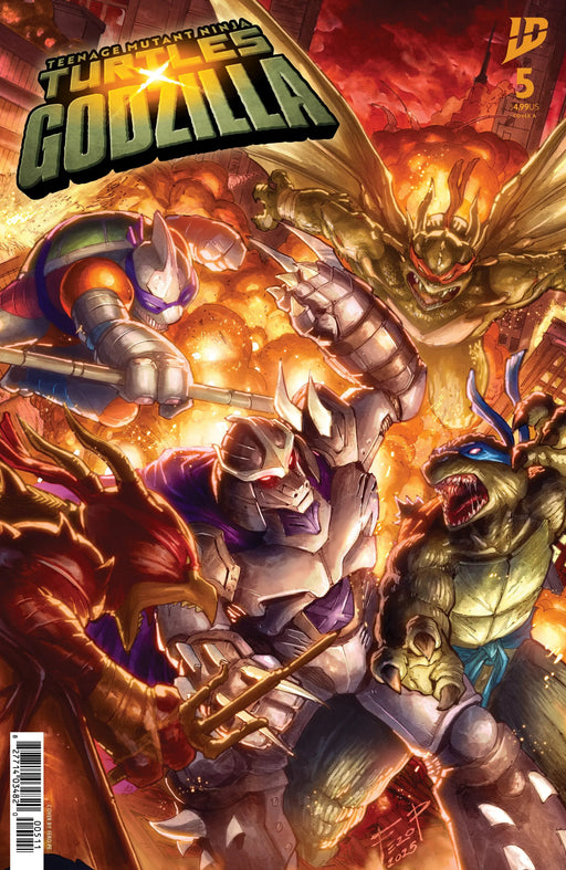 Teenage Mutant Ninja Turtles X Godzilla #5 Cover A (Pe) IDW Publishing