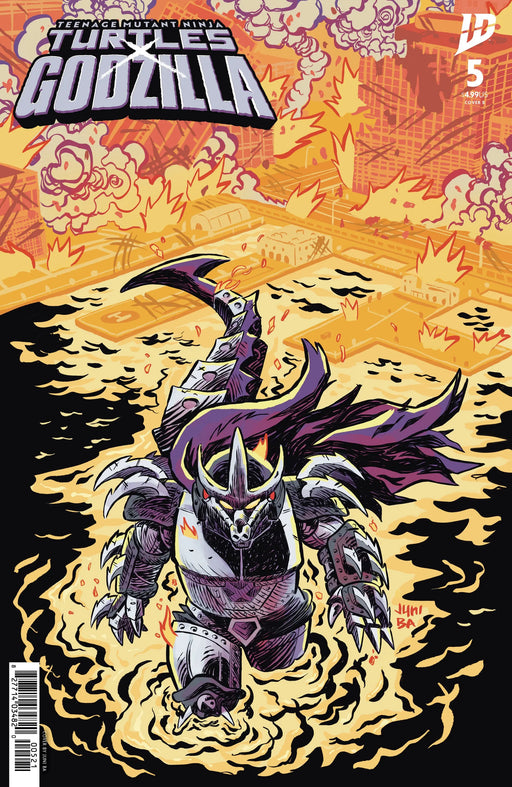 Teenage Mutant Ninja Turtles X Godzilla #5 Variant B (Ba) IDW Publishing
