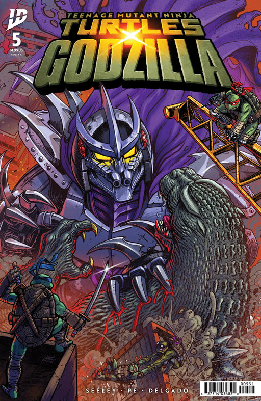 Teenage Mutant Ninja Turtles X Godzilla #5 Variant C (Frank) IDW Publishing