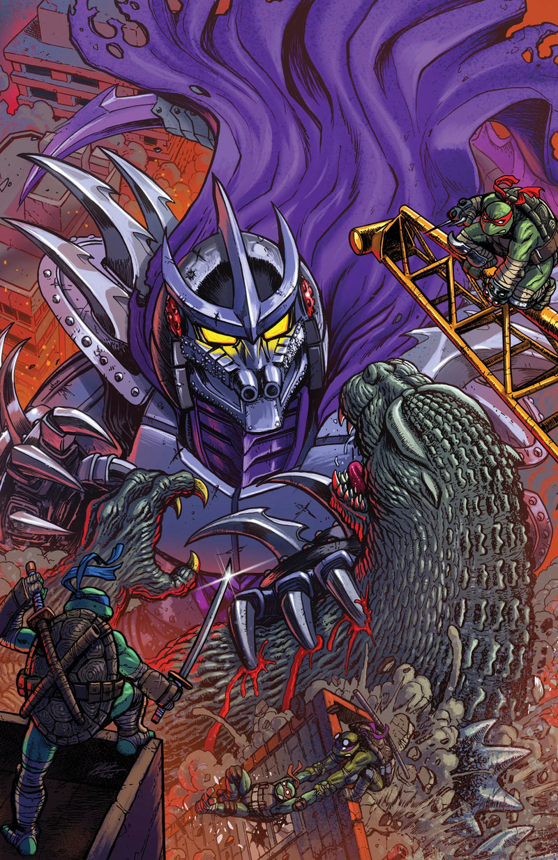 Teenage Mutant Ninja Turtles X Godzilla #5 Variant Ri (25) (Frank Full Art) IDW Publishing