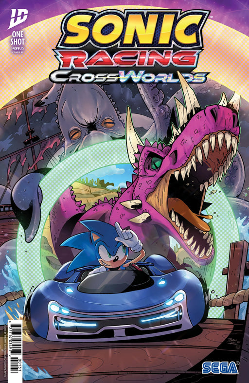 Sonic The Hedgehog: Sonic Racing Cross Worlds Variant Ri (10) (Rothlisberger) IDW Publishing