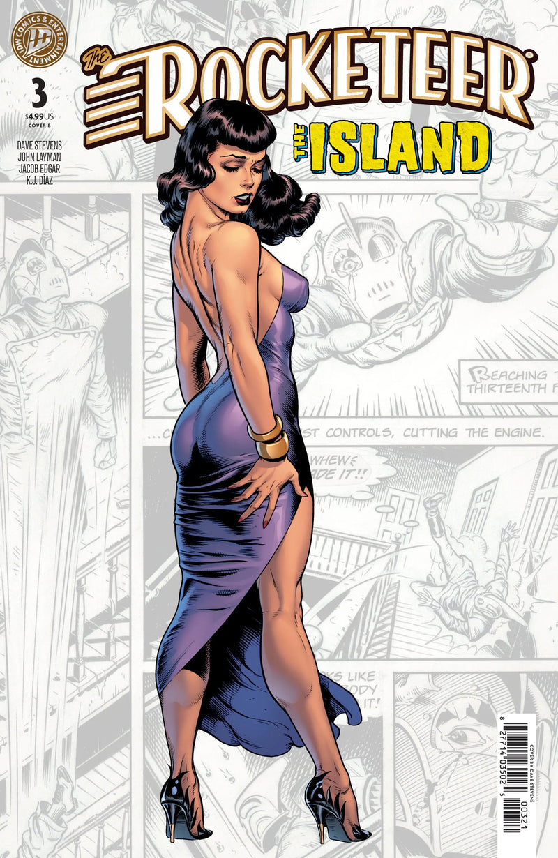 The Rocketeer: The Island #3 Variant B (Stevens) IDW Publishing