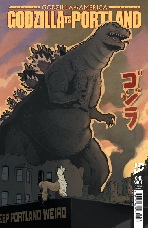 Godzilla vs. America: Portland Variant B (Yarsky) IDW Publishing