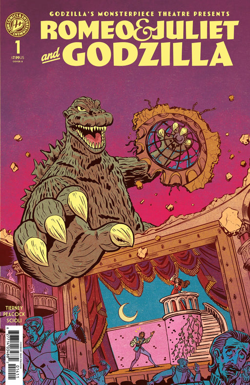 Godzilla’s Monsterpiece Theatre Presents: Romeo & Juliet & Godzilla Variant B (Peacock) IDW Publishing