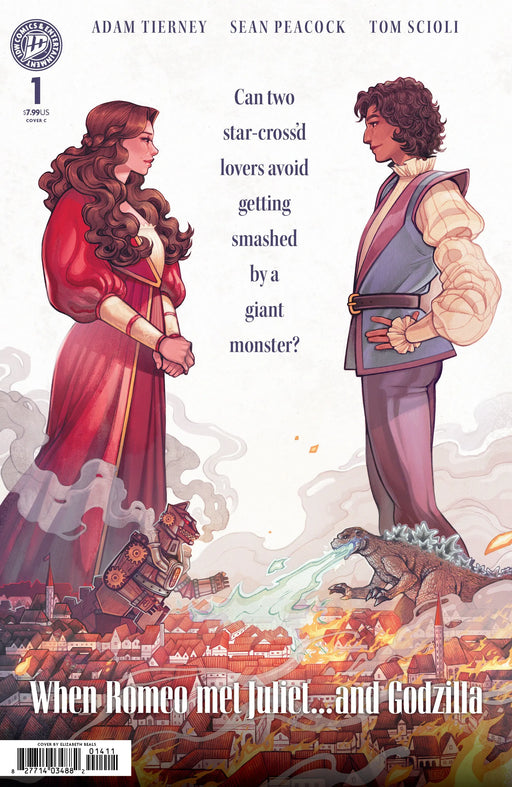Godzillas Monsterpiece Theatre Presents: Romeo & Juliet & Godzilla Variant C (Beals Movie Homage Cover) IDW Publishing