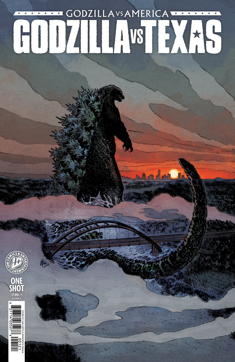 Godzilla vs. America: Texas Variant B (Lotfi) IDW Publishing