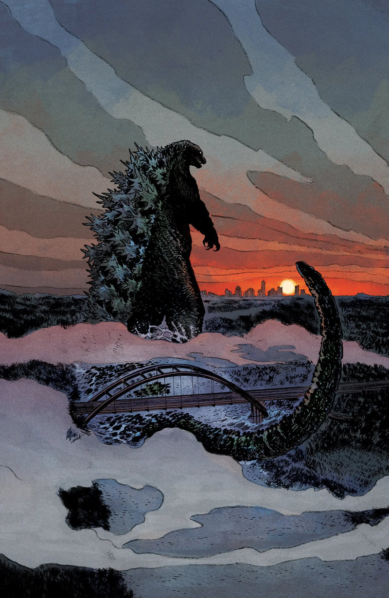 Godzilla vs. America: Texas Variant Ri (25) (Lotfi Full Art) IDW Publishing